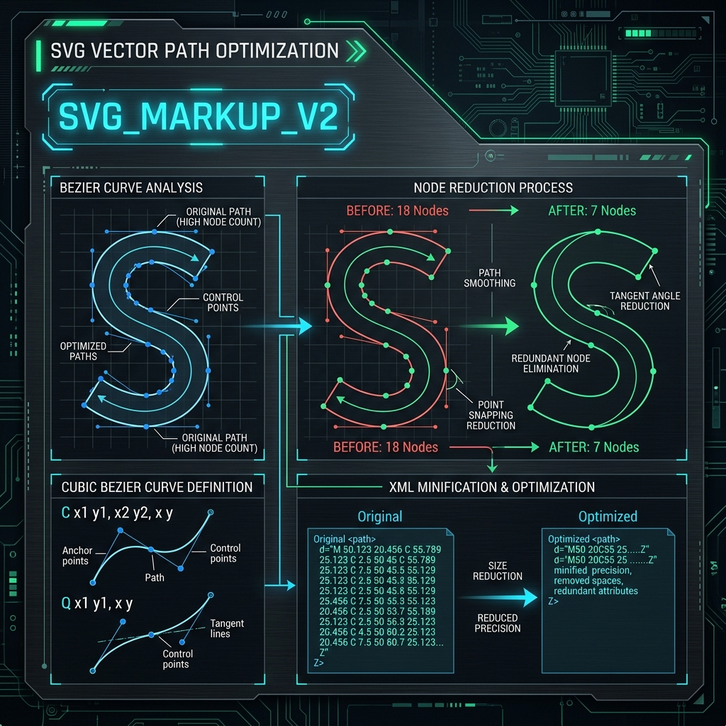 SVG Optimizer & Minifier — technical schematic